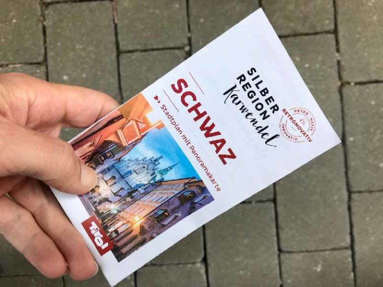 SCHWAZ IN TIROL KARTE ️ Stadtplan Schwaz & Wanderkarte